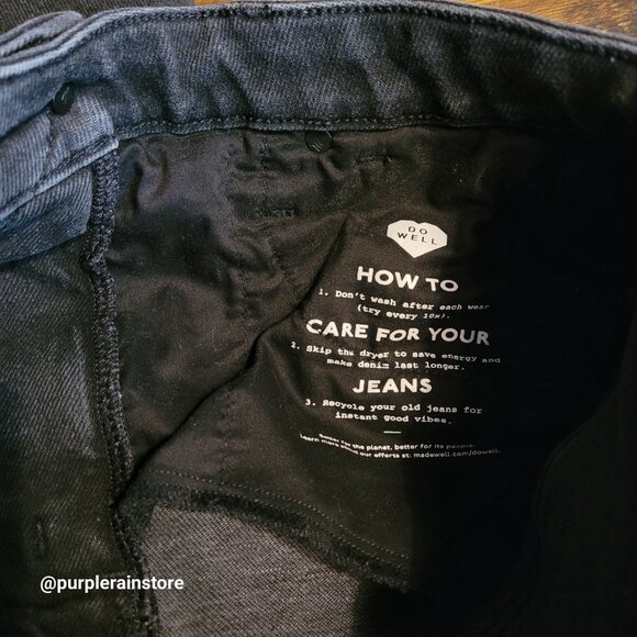 Madewell Jeans Size 27 Curvy High Rise Skinny Starkey Wash MB379 Tummy Control - Picture 4 of 13